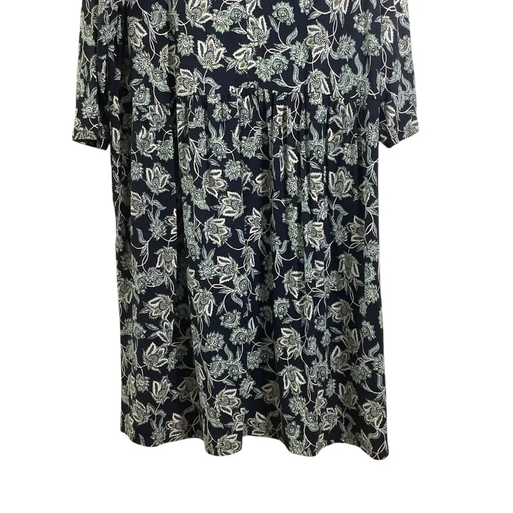 J.jill Floral Women's Floral Print Midi Dress - Picture 3 of 9